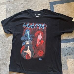 Hypland x Naruto Collaboration Black Graphic Naruto T-Shirt - XL